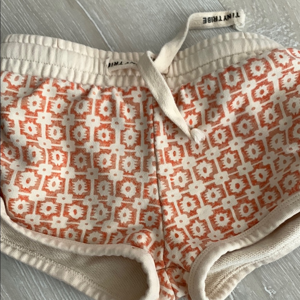 Tiny tribe baby girls shorts
